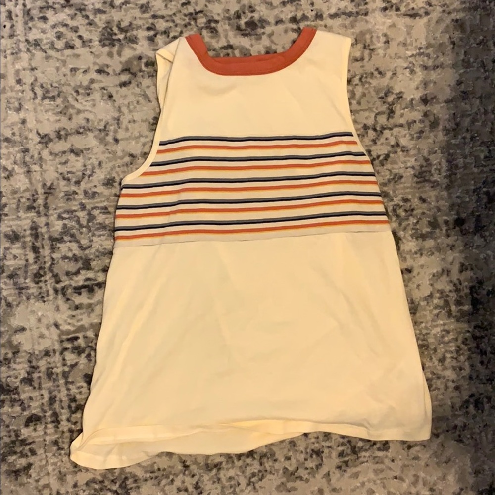 rainbow striped tank